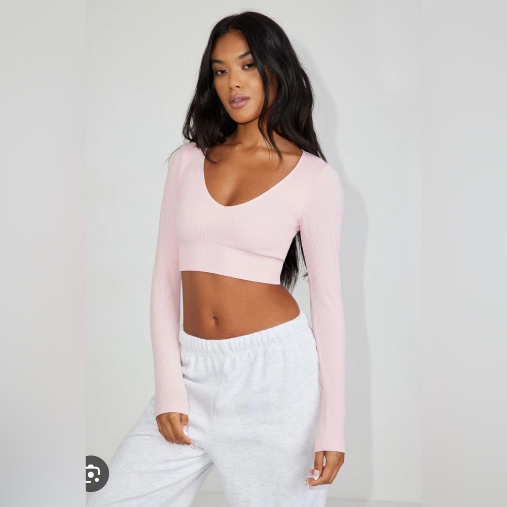 NWT Garage Stella Long Sleeve Seamless Top